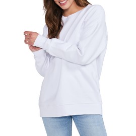 Wildfox Women's Roadtrip Pullover Sweatshirt, P. Pink Salt, Small