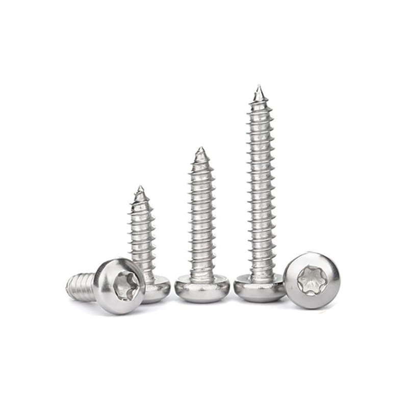 Qrity 50PCS M5x20mm Self Tapping Screw, Torx Pan Head Screws,
