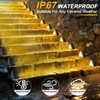 CREATESTAR Solar Stair Light for Outdoors, Pack of 6, 3000