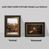 5x7 Cardboard Photo Frame, Paper Picture Frame Cards with Easel,