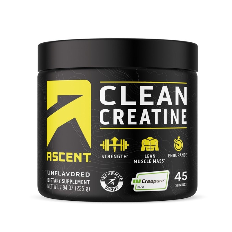 Ascent simply tera's- Clean Creatina Monohidrato Polvo 5G Por Porción,