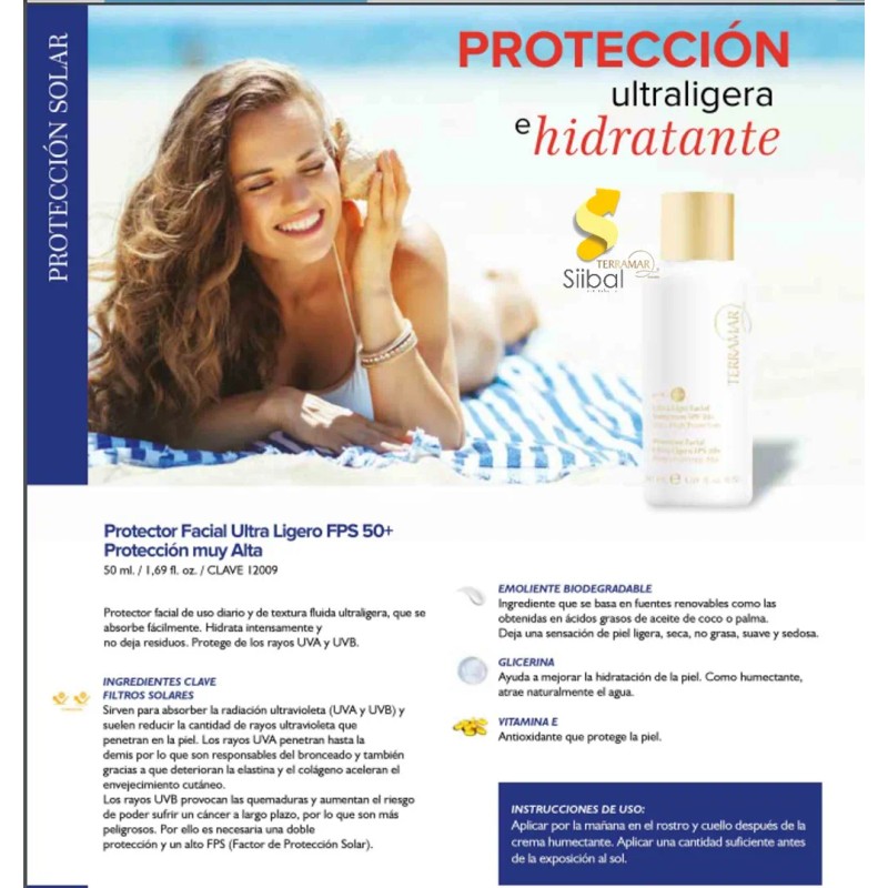 Protector Solar Facial Ultra Ligero Fps