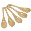 White House Wooden Bowl Spoons, Set of 5, Length 162mm