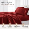 Linen Market Burgundy Queen Bed Linen Set Soft Comfortable Deep