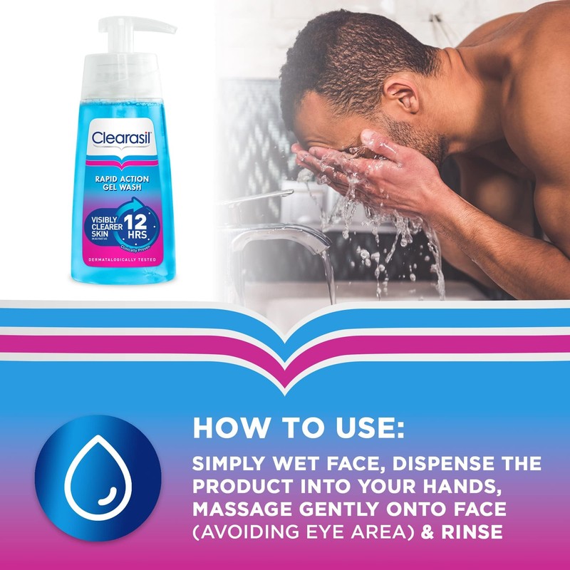 Clearasil Ultra Rapid Action Gel Wash 12 hours