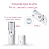 Nanomister Vaporizador Facial Portátil Recargable Con Espejo