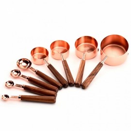 Measuring Spoons and Cups Set 8-Piece Set B: 4 Measuring Cups