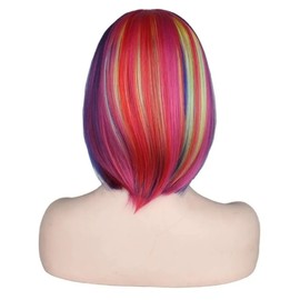 Wig rainbow bob (WFIVJ9F) / 가발 레인보우 단발 (WFIVJ9F)