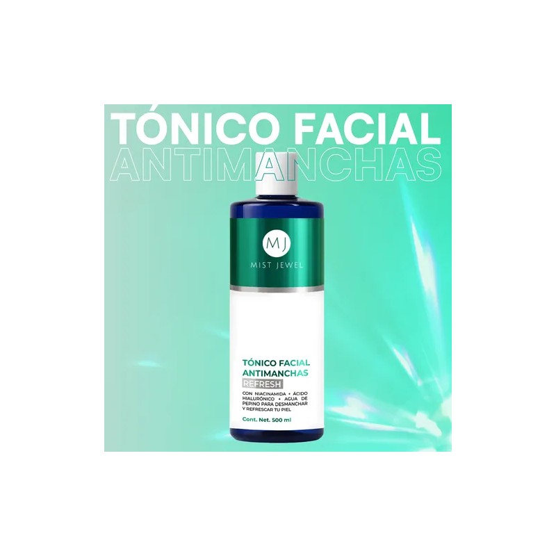 Tonico Facial Antimanchas Refresh Hidratación Skincare 500ml