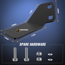 Nilight Light Bar UTV Front Side A Pillar Hood Mounting Brackets for LED Pods Compatible with Yamaha YXZ 1000R 2016 2017 2018 2019 2020 2021 2022 2023 2024