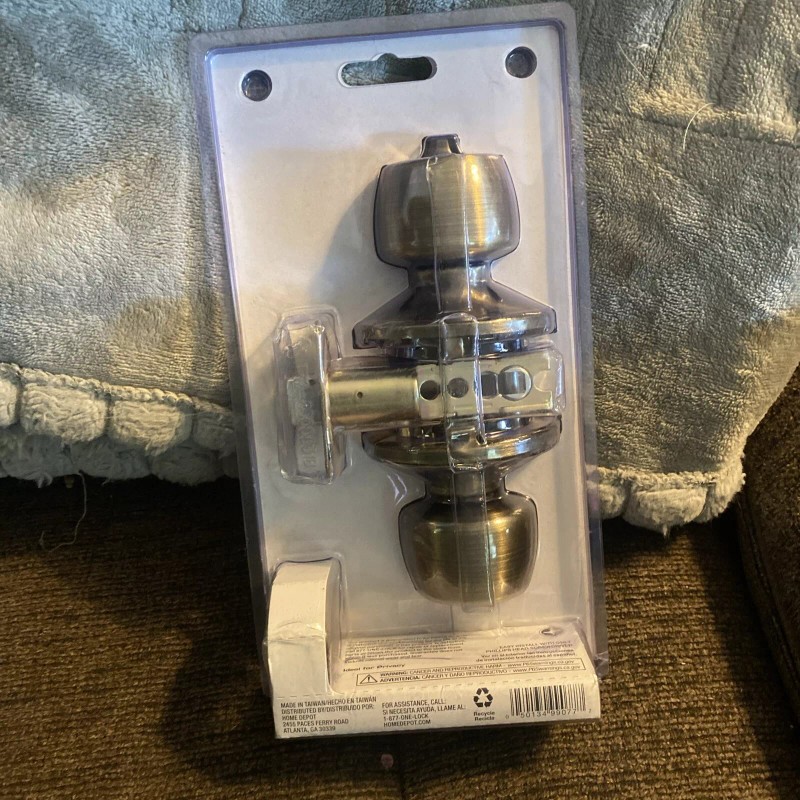 Defiant Bed/Bath Privacy Door Knob Brandywine Antique Brass 332224