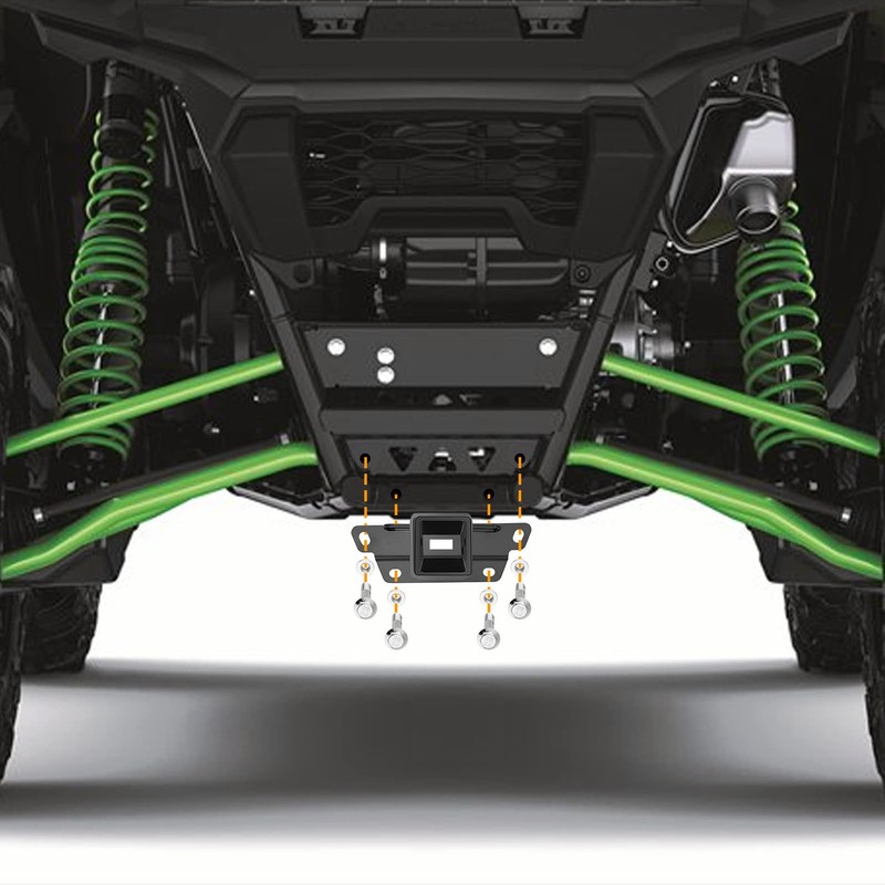 Wsays Teryx 2'' Rear Hitch Receiver Compatible with Kawasaki Teryx