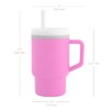 Infantino My 1st Tumbler, Vaso Entrenador con Popote, 266 ml,