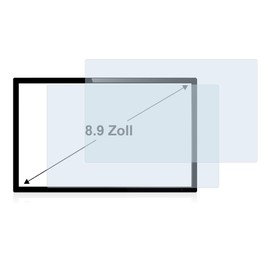 BROTECT 8.9 Inch Screen Protector for Touch Panel PCs with 8.9 Inch (22.6 cm) [195 x 114 mm, 1:2] (Pack of 2) - Clear Screen Protector Film