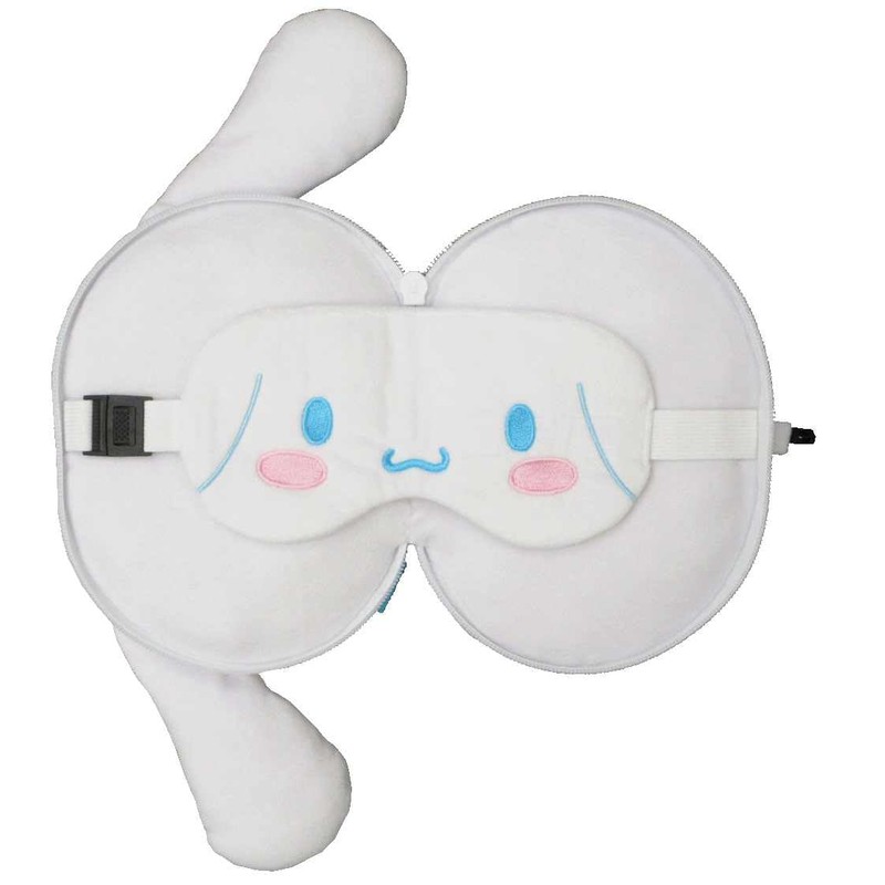 Sanrio Eye Mask Travel Cushion Cinnamoroll, One size