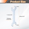 sourcing map 5pcs Double Open End Thin Wrenches 13mm x