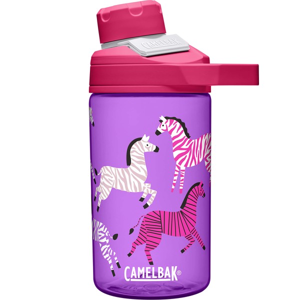 Camelbak Boys Chute Mag Water Bottle Zebra 400ml