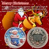 Baby Boy First Xmas Challenge Coin Santa Claus Commemorative Coin