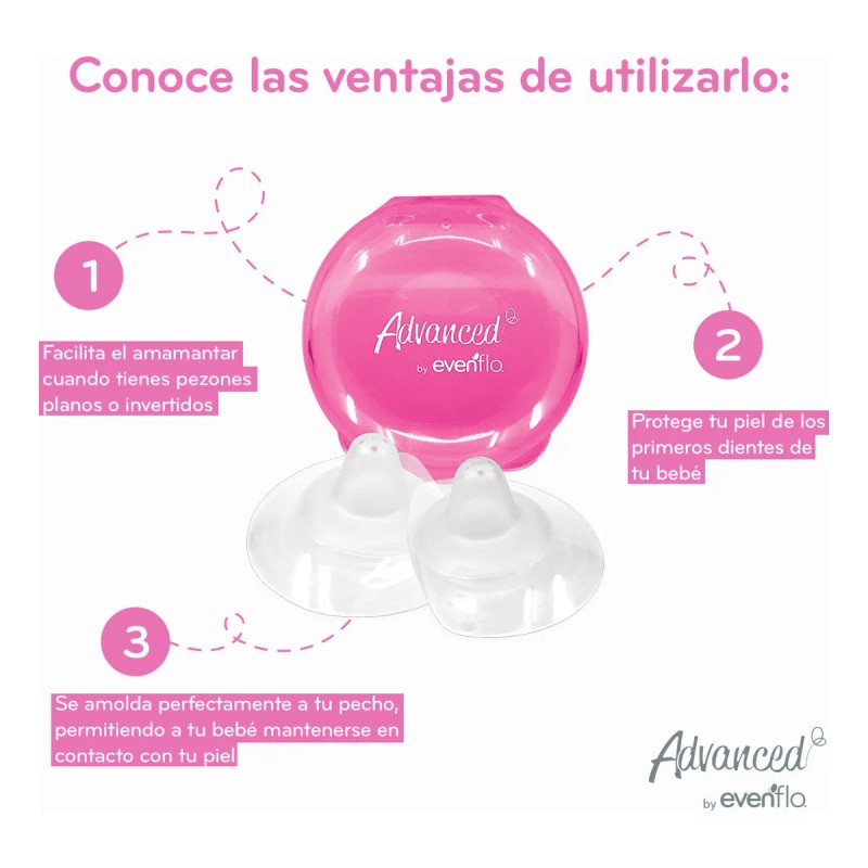 2 Paquetes De Pezoneras Advanced Evenflo (oferta) (Usado)