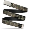 Buckle-Down mens Buckle-down Web Mossy Oak 1.25" Belt, Mossy Oak,
