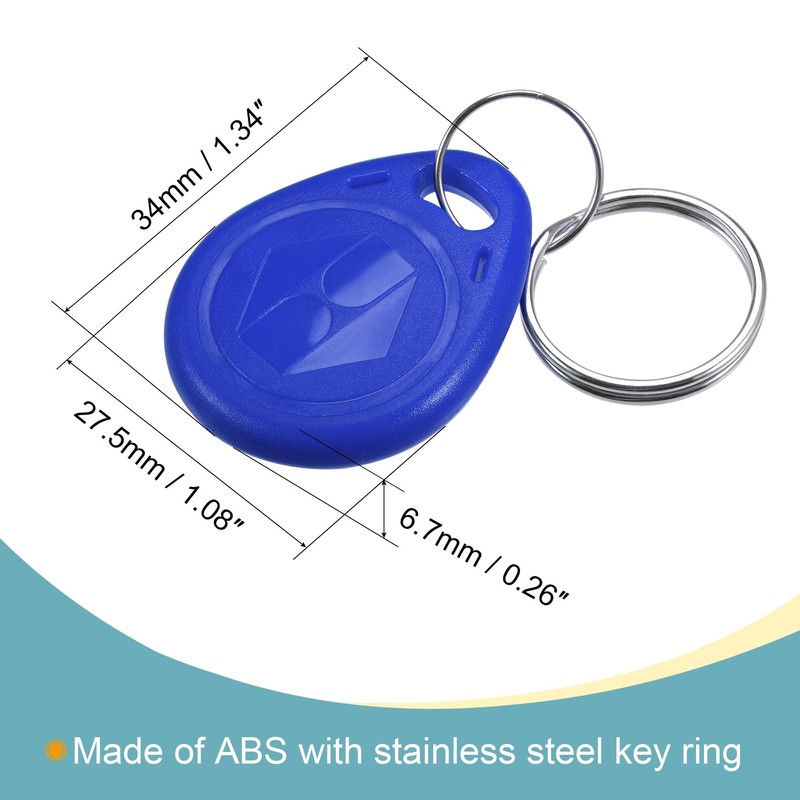 sourcing map ID Card Key Fobs RFID Proximity 125KHz Rewritable