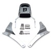 HONGK Flame Backrest Sissy Bar For 2005-2012 Suzuki Boulevard M50