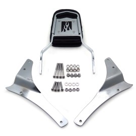 HONGK Flame Backrest Sissy Bar For 2005-2012 Suzuki Boulevard M50 VZ800 C50 VL800 C50T