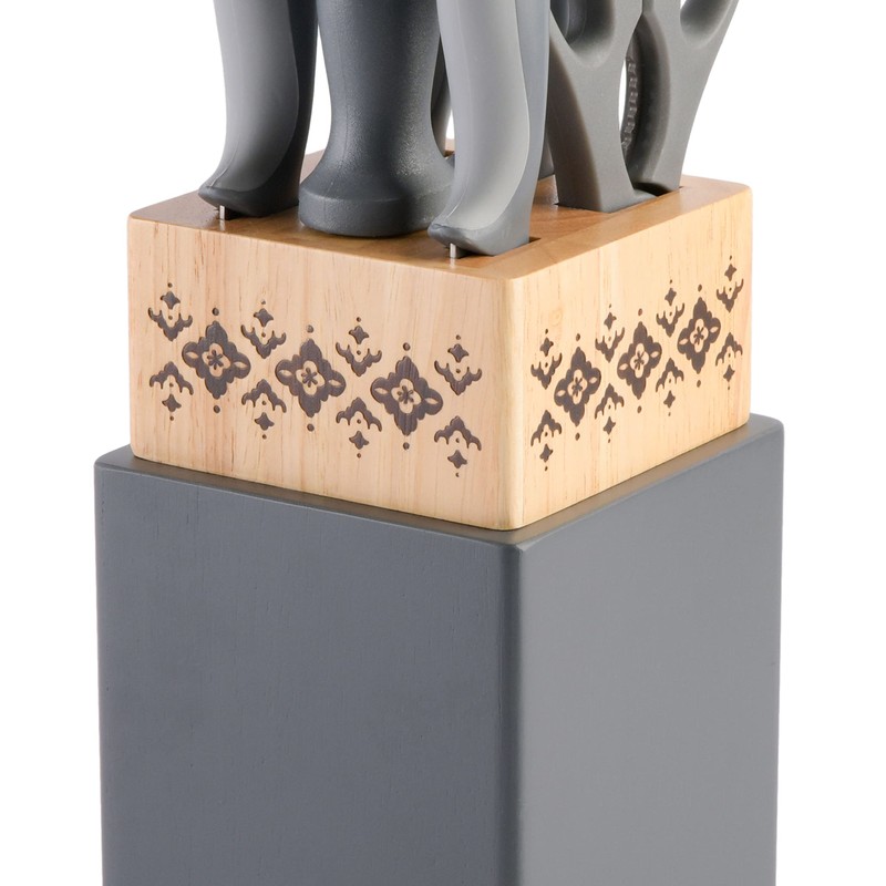 SPICE BY TIA MOWRY Savory Saffron 7-Piece Stainless Steel Cutlery