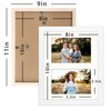 AVEAX 8x10 (20x25 cm) Photo Frame Display Double 4x6 Frames