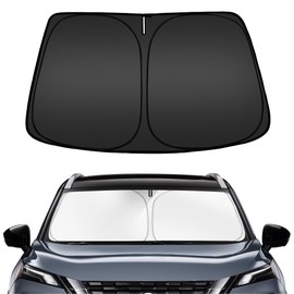 ARISMOTOR Windshield Sun Shade for Ni-ssan Rogue 2021-2025, Custom Fit Foldable Front Window Sunshade Sun Visor Protector, Block UV Rays Keep Your Car Cooler