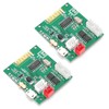 1 Pair Power Amp Module Amplifier Board Audio Stereo Sound