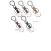 Highstyle Key Holder, Tochigi Leather, Mini Carabiner & Twin Ring,