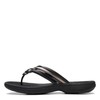 Clarks Women's Breeze Coral Flip-Flop, Black Combi, 8