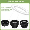 275-330 Gallon IBC Tote Hose Adapter, 3/4" Male NPT Inlet