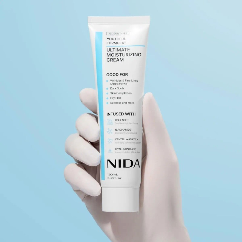 2 Cremas Hidratantes Nida Youthful Formula Ultimate Blanco