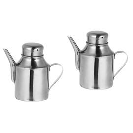Gatuida 2pcs Portable Eye Cleaning Pot Medical Eye Wash Pot Stainless Steel Cleansing Kit