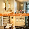 Vinaco 7.3 Inch E26 T10 Tube Bulb Dimmable, 6 Pack