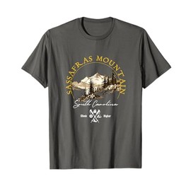 Sassafras Mountain Retro Vintage Apparel - Souvenir T-Shirt