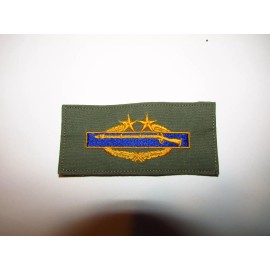 b9453 US Army Vietnam Combat Infantry Badge Prototype gold/blue 7th Award IR13A