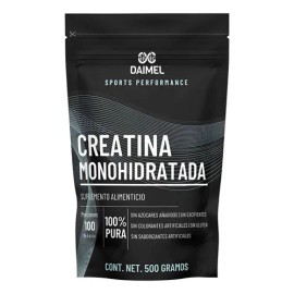 Daimel Creatina Monohidratada 500gr 100 Porciones En Polvo Natural                                                                                    