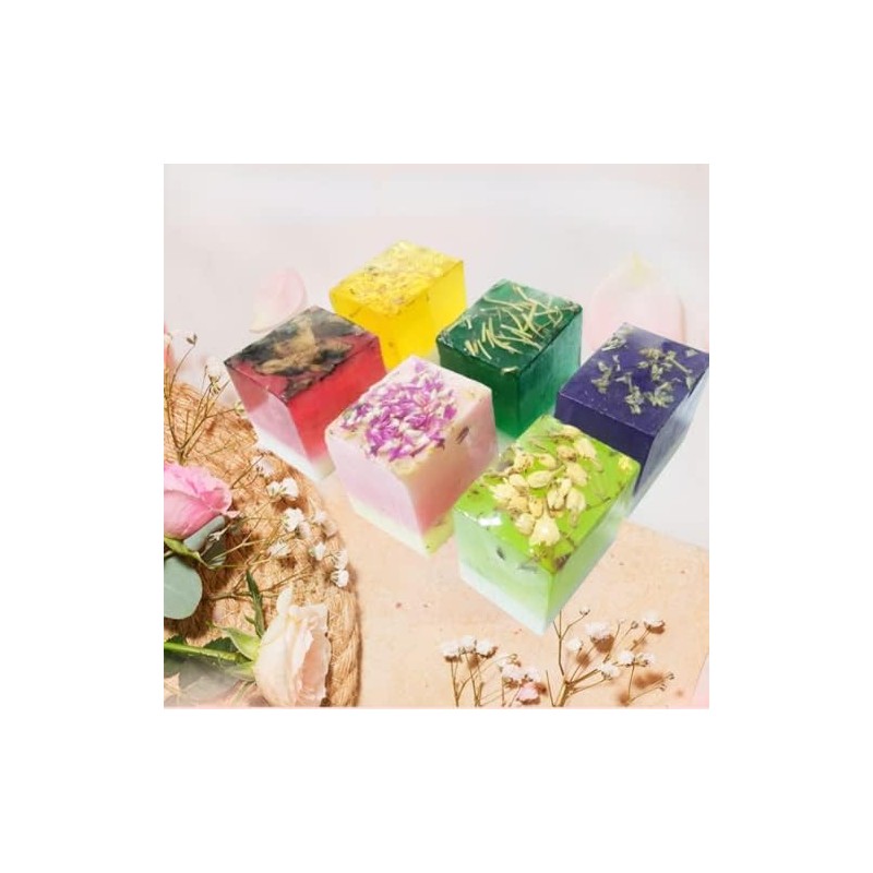 MOCIUN 150g Dry Flower Essential Oil Soap Lavender Jasmine Rose