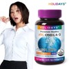 Holidays rTG 알티지 오메가3 90캡슐 1병 3개월분) rTG Omega-3 90 Capsules (1 Bottle, 3-Month Supply)