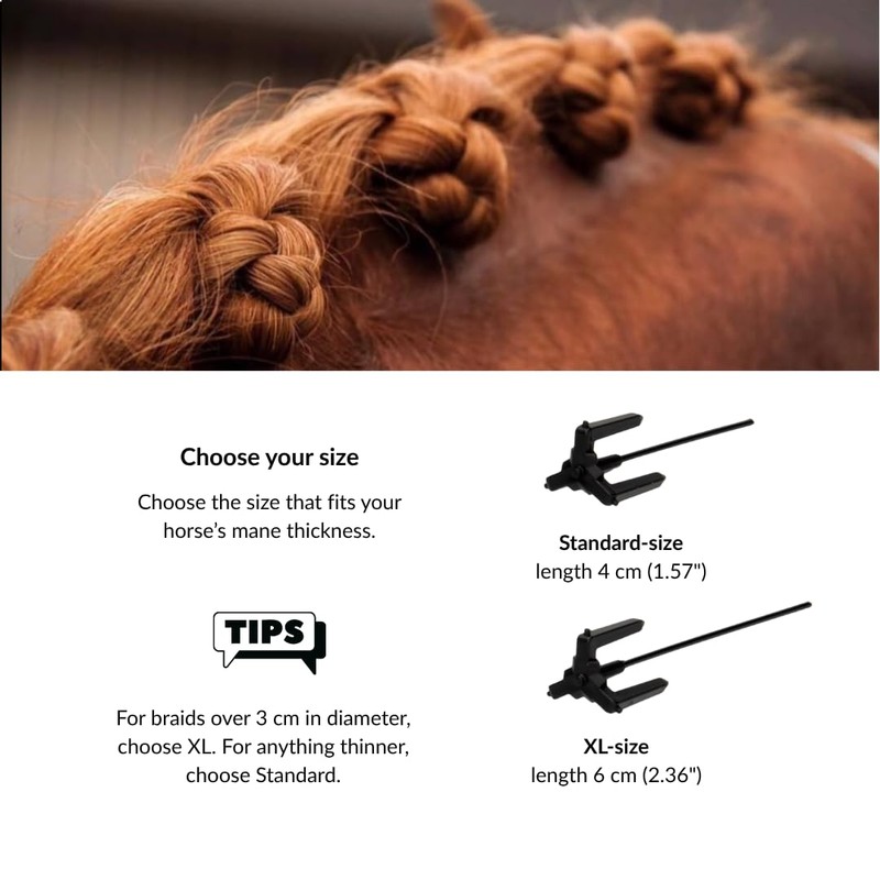 Quick Knot Deluxe | Braiding Aid for Horses | Braiding