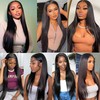 Weeybay Real Hair Wig for Women Wigs Straight Human Hair