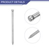 sourcing map Finishing Nails 50pcs 75mm 3 Inch Hand-Drive Hardware
