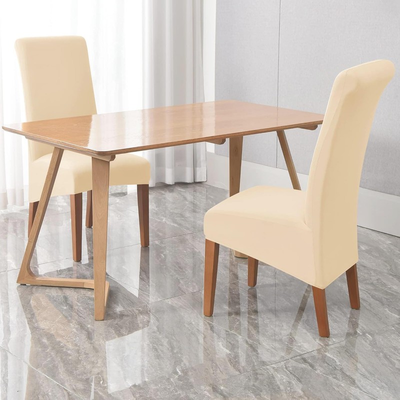 iEventStar 2pcs High Back Chair Cover Oversized Extra Large Size