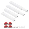 sourcing map 4 Pcs Magnetic Push Latches for Cabinet Door,