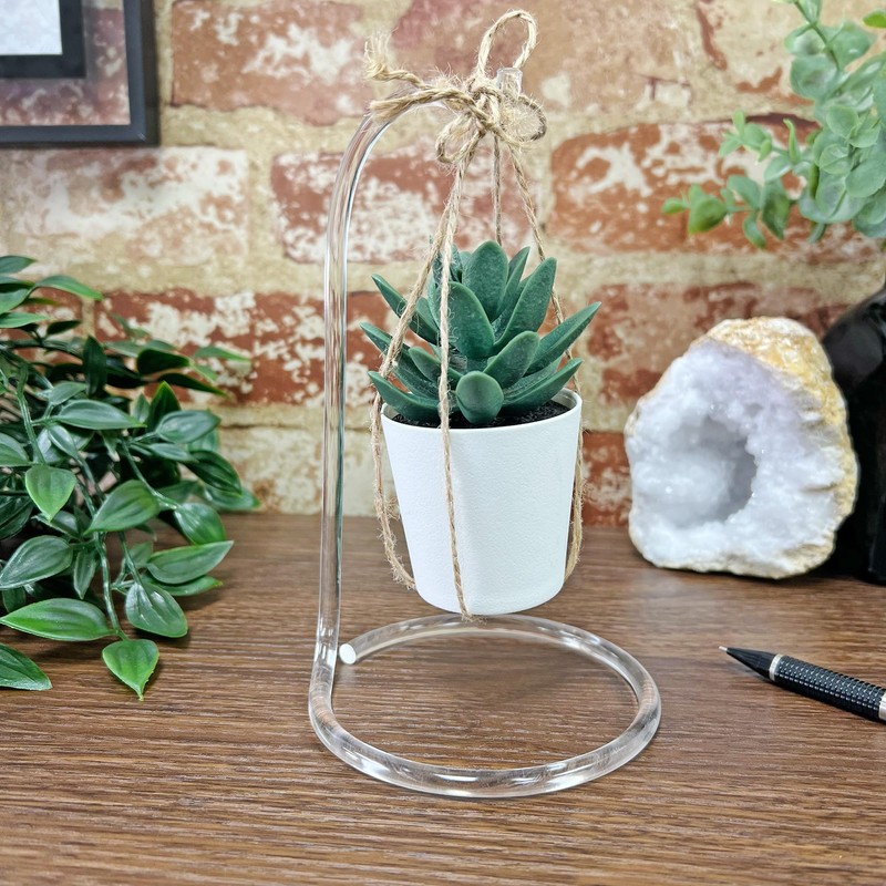 Plymor Clear Acrylic Rod 6.625" Ornament Hanger / Display Stand