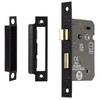 Decoranddecor Bathroom Mortice Lock - 2.5inch / 64mm - Matt