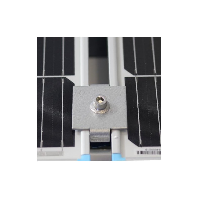 Adamax SPMC158-5PK Solar Panel Mid Clamps for 1-5/8 in. Steel